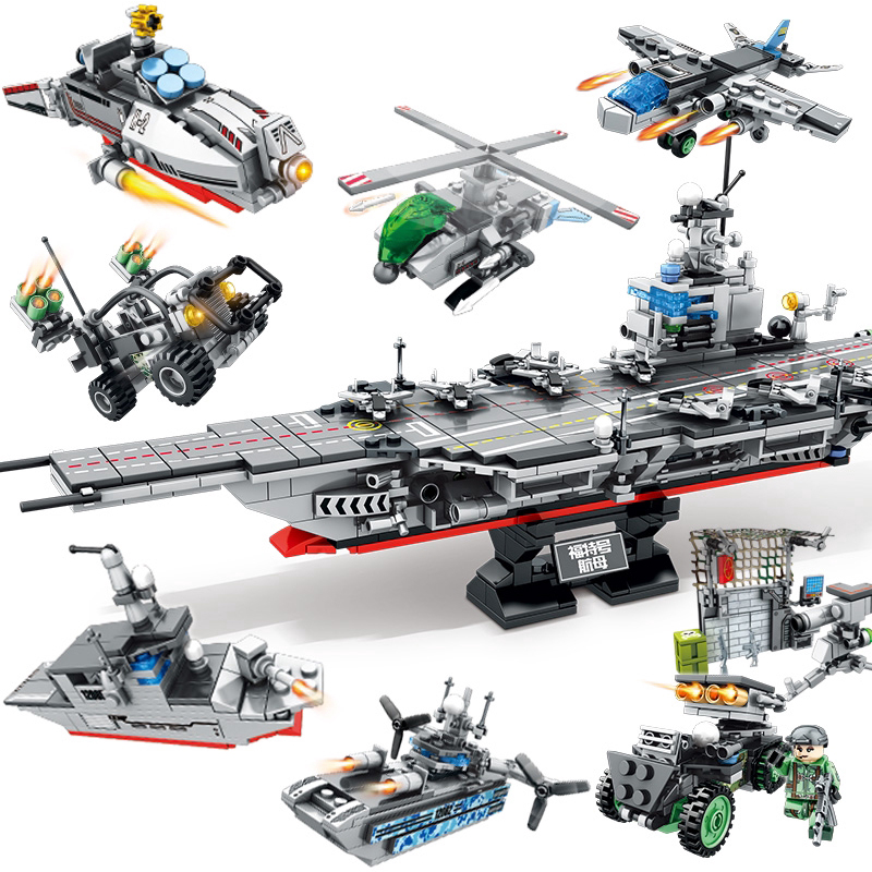 Mô hình lắp ghép Lego SEMBO Tàu sân bay 12082