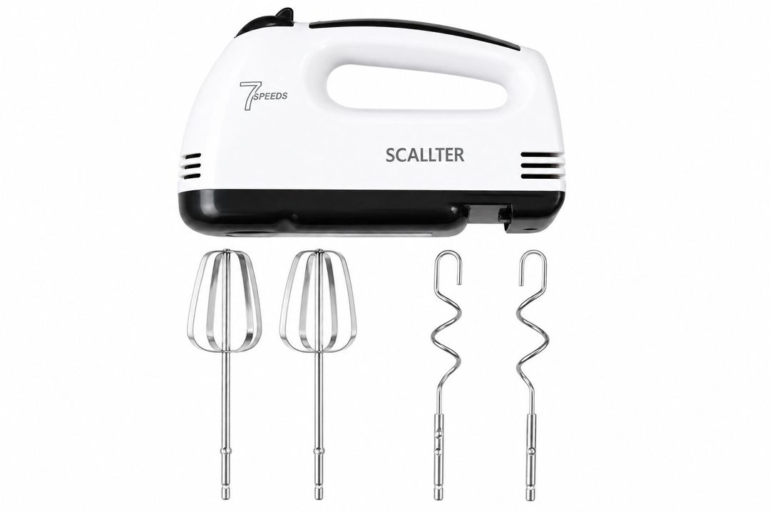 Máy Đánh Trứng Scarlett Trang Bị 4 Đầu, 7 Tốc Độ Điều Chỉnh