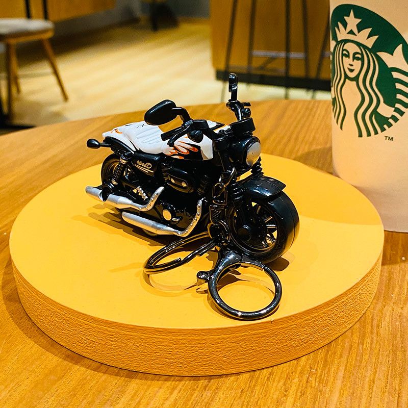 Móc khóa hình xe mini Moto Mini Harley