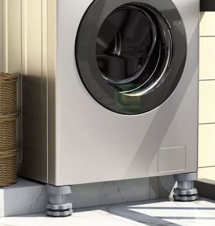 Bộ 4 chân đế nâng máy giặt,máy sấy để giữ ổn định, không xê dịch rung lắc