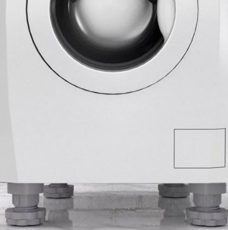 Bộ 4 chân đế nâng máy giặt,máy sấy để giữ ổn định, không xê dịch rung lắc