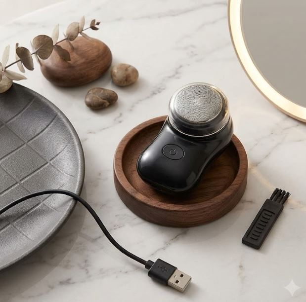 Máy cạo râu mini dùng pin sạc