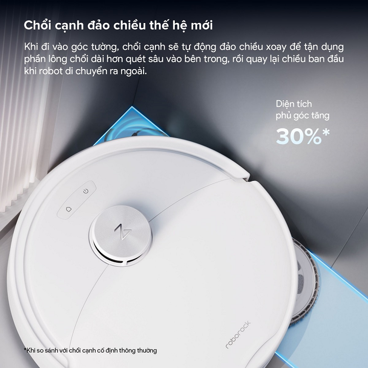 Robot hút bụi Roborock Qrevo 2 Pro, Lực hút 25.000 Pa - Trắng