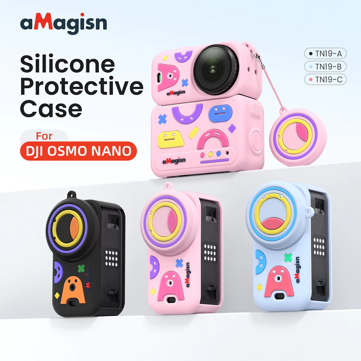 Ốp silicone bảo vệ aMagisn cho Camera DJI Osmo Nano phiên bản expoxy - Xanh