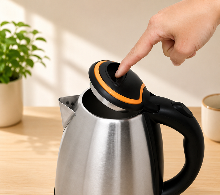 Ấm đun nước siêu tốc Điện Quang ĐQ EKT06 1518 BL 1500W, Thể Tích 1.8L, cấu tạo INOX 201