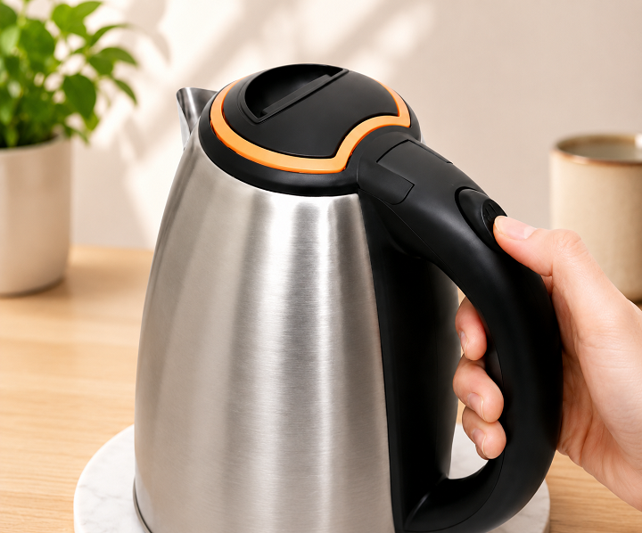 Ấm đun nước siêu tốc Điện Quang ĐQ EKT06 1518 BL 1500W, Thể Tích 1.8L, cấu tạo INOX 201