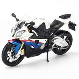 Mô hình Xe mô tô BMW S1000RR 2020 White 1:12
