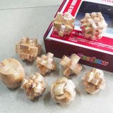 Bộ 9 Khóa Đồ Chơi Tháo Lắp Khoá Khổng Minh Khoá Lỗ Ban Thông Minh Bằng Gỗ Dành Cho Người Lớn, Trẻ Em
