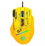 Chuột Gaming RGB Có Dây XUNFOX G7 - Màu Vàng