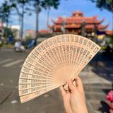 Quạt gỗ xếp, quạt xếp gọn cầm tay