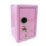 Két sắt mini CH-0431 tiết kiệm tiền cho bé 18x12x10cm - Hồng