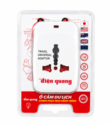 Ổ cắm du lịch ĐQ ESK TV07 2U 1C, Màu trắng, 2 cổng USB, 1 cổng Type - C