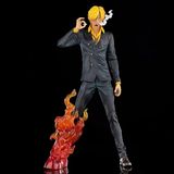 Mô hình nhân vật Sanji áo đen trong truyện tranh One Piece cao 32 cm, chân phải bốc lửa siêu ngầu