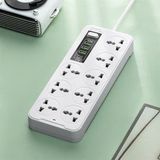 Ổ Cắm Điện Đa Năng Cao Cấp Gồm 8 Ổ Cắm +  3 Cổng USB + 1 Cổng Type - C, Chống Cháy Chịu Nhiệt Độ Cao