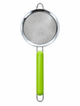 Rây Lọc 12cm Bằng Inox Cán Xanh (Lọc bột cháo, thức ăn cho bé ăn dặm lọc siêu mịn)