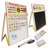 Bảng ghép nam châm 2 mặt bằng gỗ cho bé