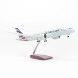 Mô hình máy bay American Airlines Boeing B787 47cm lắp ráp không đèn led
