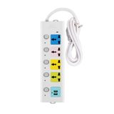 Ổ cắm điện đa năng B40 thiết kế 4 ổ Cắm 2 USB