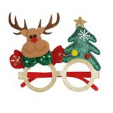 Gọng kính con tuần lộc dễ thương và cây thông noel cho lễ hội giáng sinh