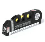 Thước đo lazer, kết hợp một thước đo băng, một bong bóng san lấp mặt bằng ba vị trí và mức laser
