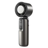 Quạt cầm tay sò lạnh SS-030 gập 180° - Xám ánh kim