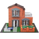 Bộ đồ chơi DIY xây dựng mini nhà biệt thự Manor (241) chi tiết