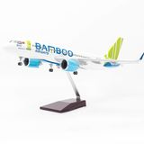 Mô hình Máy bay lắp ghép BamBoo Airways Airbus A320 47cm