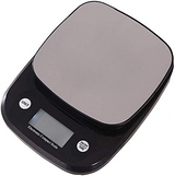 Cân điện tử nhà bếp độ chính xác cao 5kg màu bạc và đen kiểu dáng gọn nhẹ