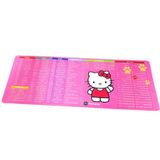 Miếng lót di chuột phím tắt màu hồng (Pink) HELLO KITTY 80*30cm