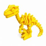 Đồ chơi mô hình xương khủng long T-REX bằng nhựa in 3d - Vàng