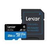 Thẻ MicroSD Lexar 256GB chuẩn UHS-I 633x – tốc độ 45MB/s