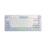 Bàn phím cơ Gaming không dây AULA F75-15  (Ice green/Tím nhạt+be+xanh lá/ Reaper Switch)