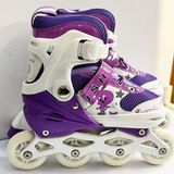 Bộ giày patin trẻ em 902 cỡ L (39–42) – màu tím