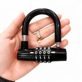 Ổ khóa Xe Máy, Xe Đạp, Đa năng chống chộm 4 số CHỮ U 245G Gọng ngắn Kích Thước 9x8.5cm SP1280184