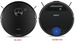 So sánh Robot hút bụi OZMO T8 AIVI và OZMO 960