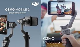 So sánh Gimbal chống rung DJI Osmo Mobile 2 và DJI Osmo Mobile 3