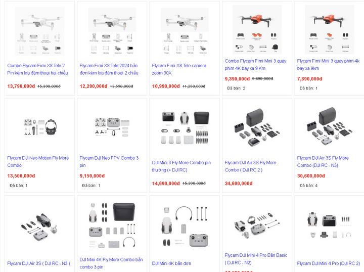 Mua flycam ở đâu rẻ uy tín tại TP Vũng Tàu