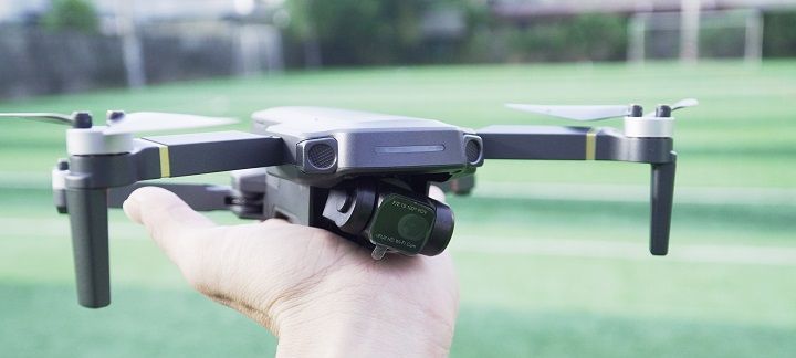 Flycam SJRC F5S Pro Plus có gimbal chống rung 2 trục