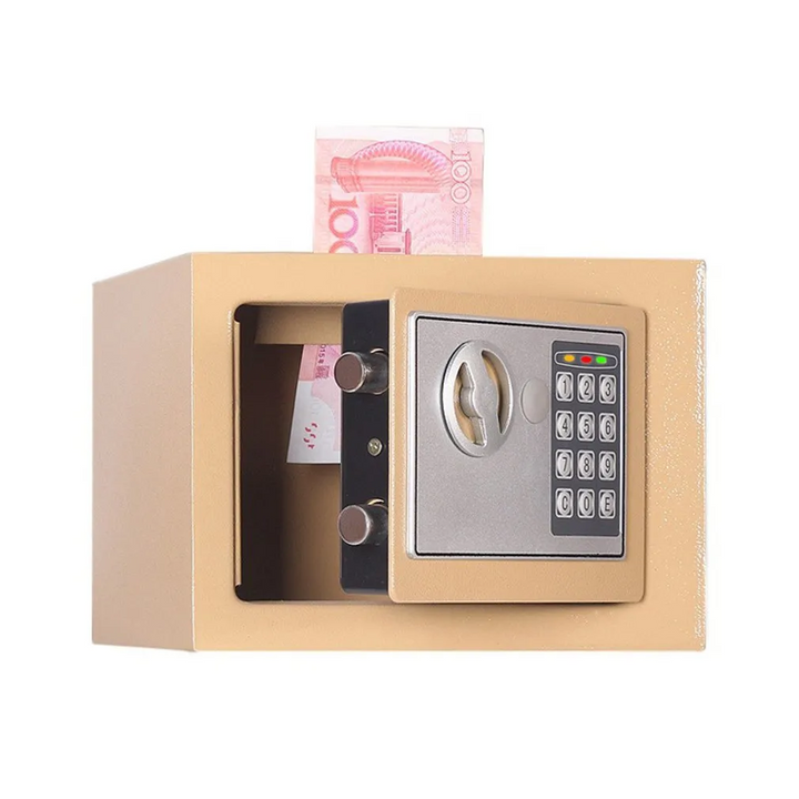 Két sắt mini 17e siêu an toàn cho bé - màu nâu