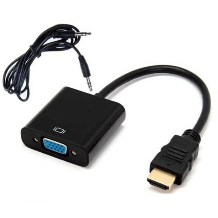 Cáp chuyển tín hiệu HDMI sang VGA kèm âm thanh