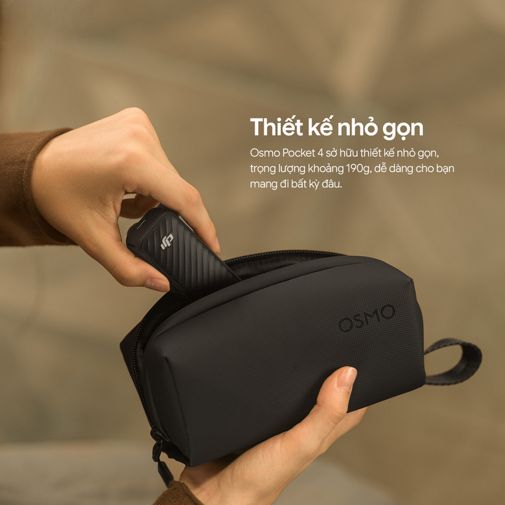 Máy quay phim cầm tay DJI Pocket 4 Basic mới nhất 2026