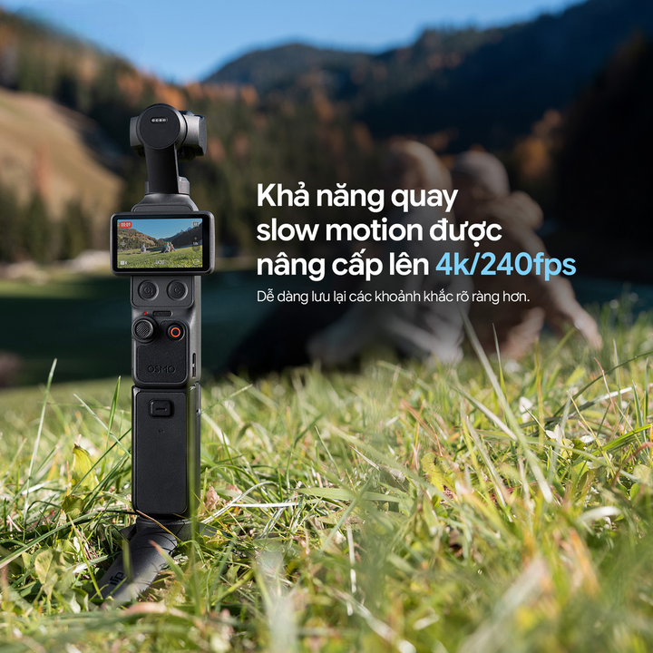 Máy quay phim cầm tay DJI Pocket 4 Basic mới nhất 2026