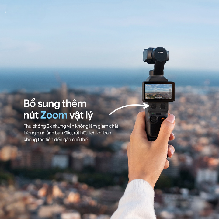 Máy quay phim cầm tay DJI Pocket 4 Basic mới nhất 2026
