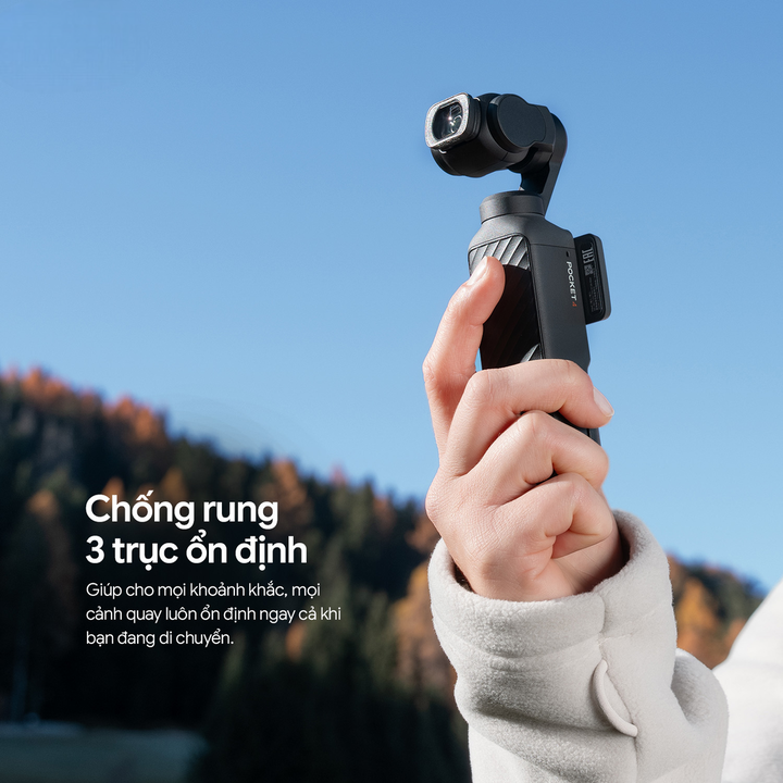 Máy quay phim cầm tay DJI Pocket 4 Basic mới nhất 2026