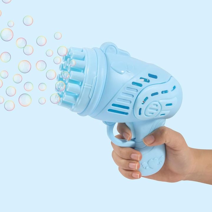 Combo đồ chơi Thổi bong bóng xà phòng kèm 10 túi nước xà phòng - Xanh dương