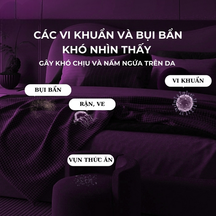 Máy hút bụi giường nệm ALIZZ AL-13825 đa chức năng