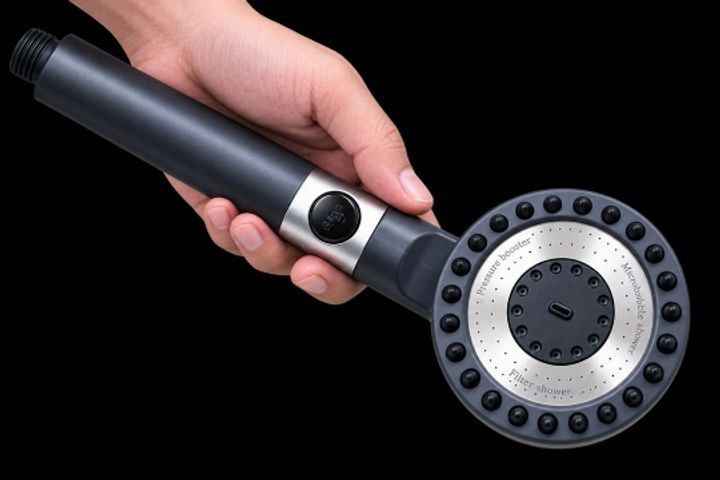 Vòi Tắm Hoa Sen Tăng Áp Có 4 Chế Độ, Dây Dài 1.16 Mét