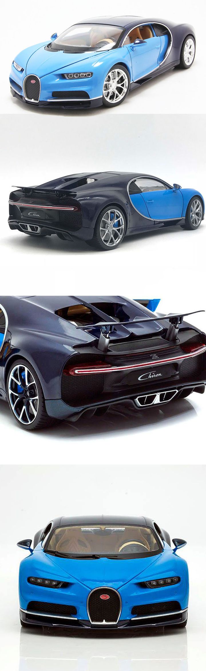Xe mô hình Bugatti Chiron Welly FX 1:24