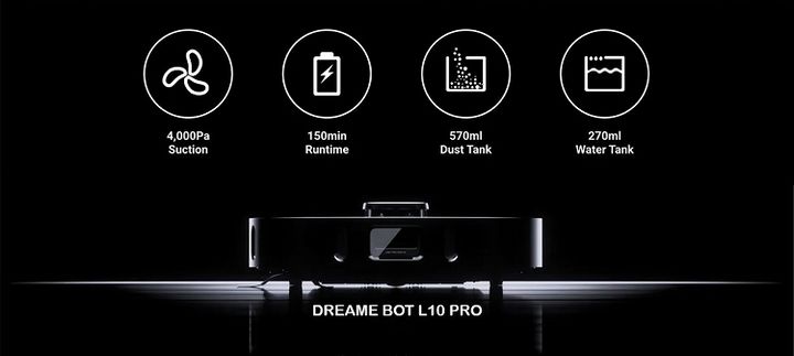 Robot hút bụi lau nhà Xiaomi Dreame Bot L10 Pro Bản Nội Địa