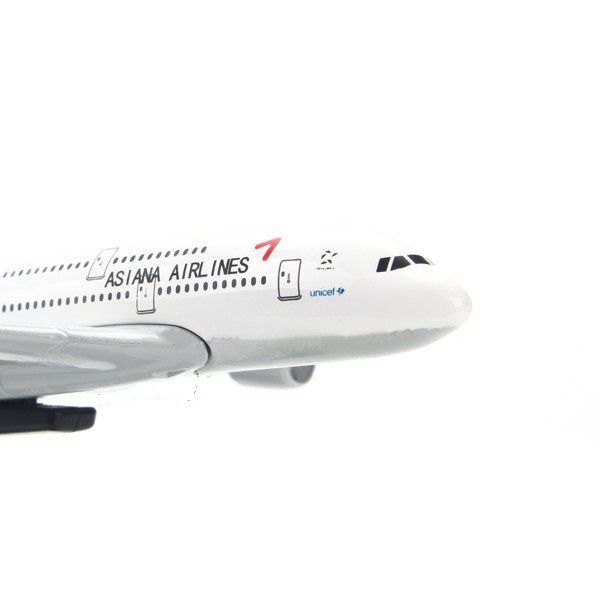 Mô hình máy bay Asiana Airlines Airbus A380 16cm Everfly